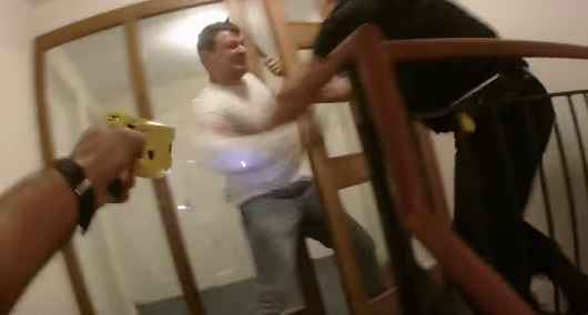 Constable Rhydian Jones said he would not be alive if he wasn't wearing a stab-proof vest as Tony Buttigieg repeatedly stabbed on Oct. 2, 2017.