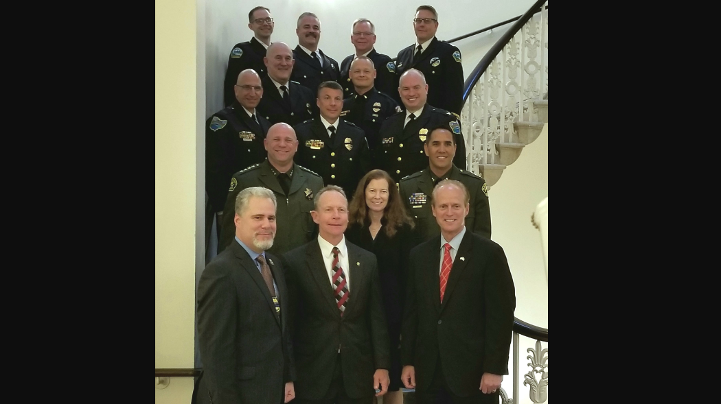 The National Law Enforcement Officers Memorial Fund, in partnership with the U.S. Department of Justice&rsquo;s Bureau of Justice Assistance (BJA) and BJA&rsquo;s VALOR officer safety initiative, awarded its National Officer Safety and Wellness Awards Monday, May 14, 2018 at the Hotel Monaco during National Police Week.