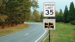 Radar speed signs can act as law enforcement's extra officer. Radar speed signs can act as law enforcement's extra officer.