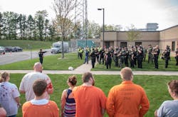 Leelanau County Sheriff’s Office, Mich., prepping for a mock active shooter/chemical attack training scenario. Leelanau County Sheriff’s Office, Mich., prepping for a mock active shooter/chemical attack training scenario.