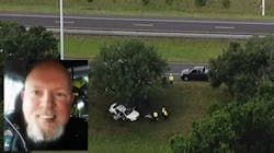 Jacksonville Sheriff's Office Police Officer Lance C. Whitaker was the victim of a single-car crash on Interstate 295 while responding to a wreck in the rain Jacksonville Sheriff's Office Police Officer Lance C. Whitaker was the victim of a single-car crash on Interstate 295 while responding to a wreck in the rain