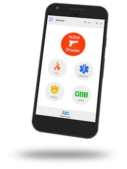 In 2015 the state of Arkansas took a legislative step to ensure a fast first responder response to active shooter events by announcing that every public school would be protected by the Rave Panic Button. The app also features buttons for other emergencies and dials 911 natively over the wireless network. In 2015 the state of Arkansas took a legislative step to ensure a fast first responder response to active shooter events by announcing that every public school would be protected by the Rave Panic Button. The app also features buttons for other emergencies and dials 911 natively over the wireless network.