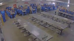 Los Angeles County Sheriff's Deputy Carlos Escamilla was alerted to the emergency when he heard one inmate call out, 'We have a man down!' Los Angeles County Sheriff's Deputy Carlos Escamilla was alerted to the emergency when he heard one inmate call out, 'We have a man down!'