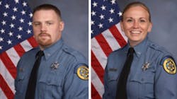 Deputies Patrick Rohrer, left, and Theresa King Deputies Patrick Rohrer, left, and Theresa King