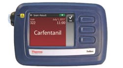 The TruNarc handheld narcotics analyzer has more than 450 substances in its onboard library.