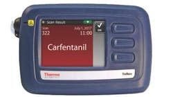 The TruNarc handheld narcotics analyzer has more than 450 substances in its onboard library. The TruNarc handheld narcotics analyzer has more than 450 substances in its onboard library.