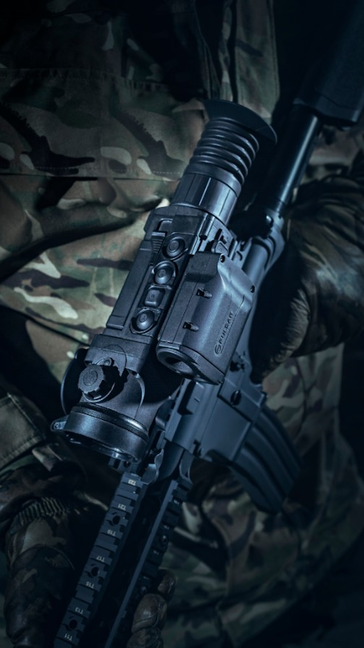 The Trail Lrf A Thermal Riflescope With A Laser Rangefinder From Pulsar Officer