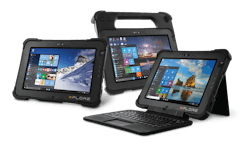The full Xplore L10 family - the XSLATE, the XPAD and the XBOOK.