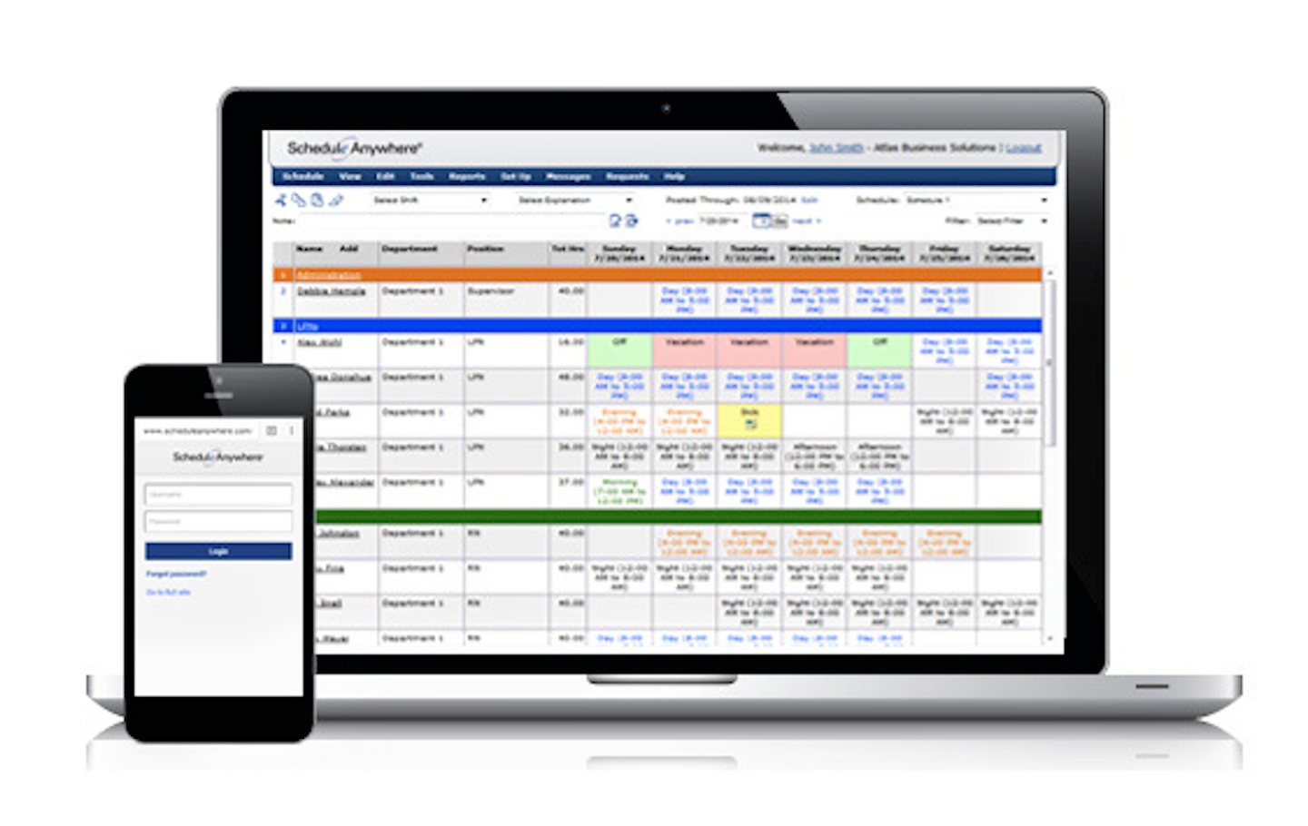 ScheduleAnywhere Police Law Enforcement and Sheriff Scheduling Software From ScheduleAnywhere