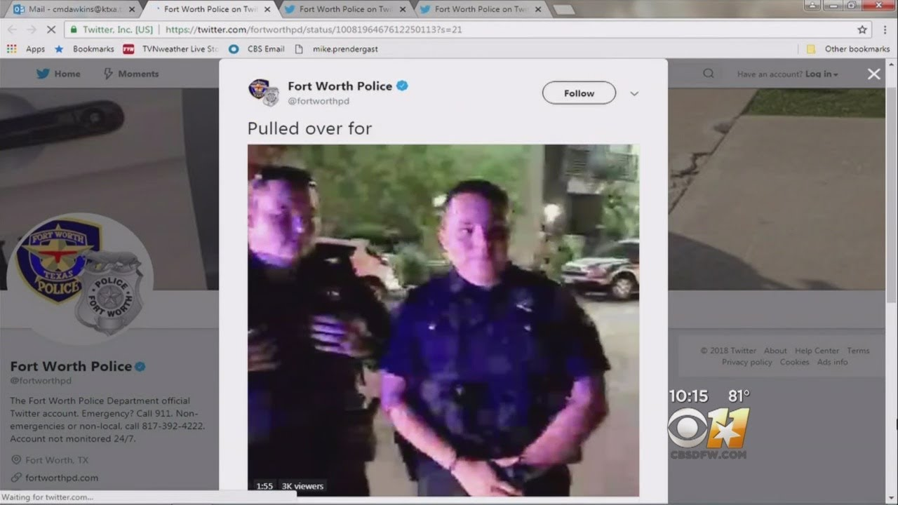 Fort Worth Police Getting More Active On Social Media | Officer