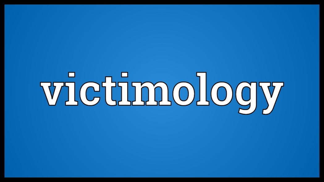 Victimology Slide