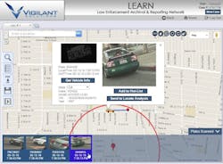 Vigilant Solutions&apos; LEARN&circledR; analytic suite is able to conduct searches of its LPR data based on year, make and model criteria.