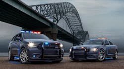 Dodge expands its police vehicle line-up for 2019 with the new Dodge Durango Pursuit V-8 AWD, which joins the Charger Pursuit - the top-selling police sedan in the segment. Dodge expands its police vehicle line-up for 2019 with the new Dodge Durango Pursuit V-8 AWD, which joins the Charger Pursuit - the top-selling police sedan in the segment.