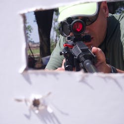 If used correctly, red dot optics allow faster target acquisition and alignment. If used correctly, red dot optics allow faster target acquisition and alignment.