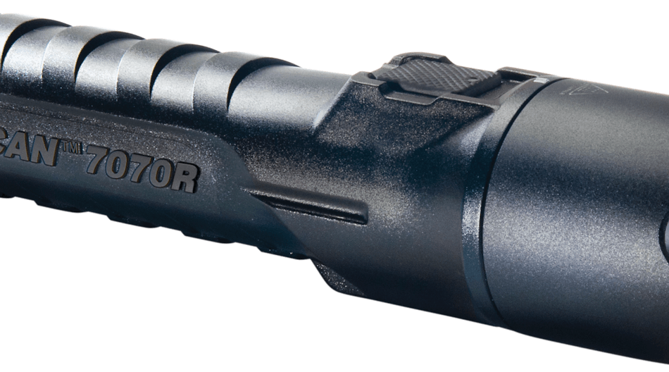 The Pelican 7070R is part of the 7 Series, which includes the Pelican 7110, 7610, and 7620 tactical flashlights.