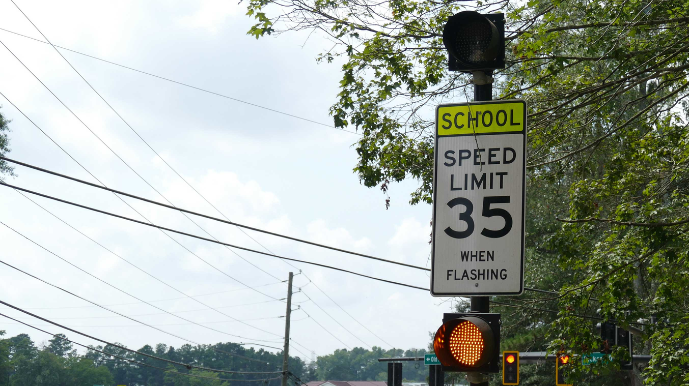 A Smart School Beacon mounted at the Jefferson High School in Jackson County, Ga.