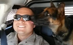 Deputy Eliseo Ramos and K-9 Abbie Deputy Eliseo Ramos and K-9 Abbie
