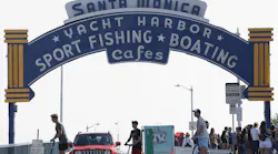 The Santa Monica Pier in a file image from June 2018, where a man was found beaten to death in September.