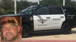 Fort Worth Police Officer Garrett Hull was shot in the head on Friday as he pursued three men suspected of committing multiple robberies of mostly Hispanic-themed bars. Fort Worth Police Officer Garrett Hull was shot in the head on Friday as he pursued three men suspected of committing multiple robberies of mostly Hispanic-themed bars.