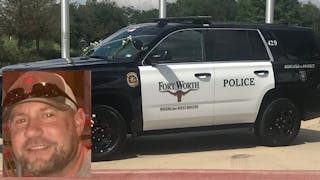 Fort Worth Police Officer Garrett Hull was shot in the head on Friday as he pursued three men suspected of committing multiple robberies of mostly Hispanic-themed bars.