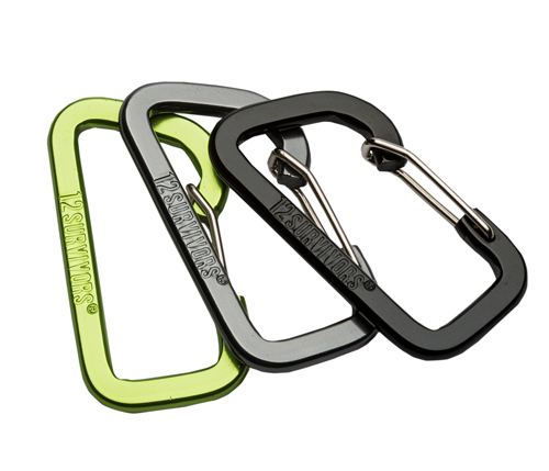 12 Survivors Carabiners