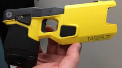 The TASER 7 is the first to be completely integrated into the Axon Evidence the body cameras currently use and includes key improvements that officials say will make it an even more effective tool for officers on the street. The TASER 7 is the first to be completely integrated into the Axon Evidence the body cameras currently use and includes key improvements that officials say will make it an even more effective tool for officers on the street.