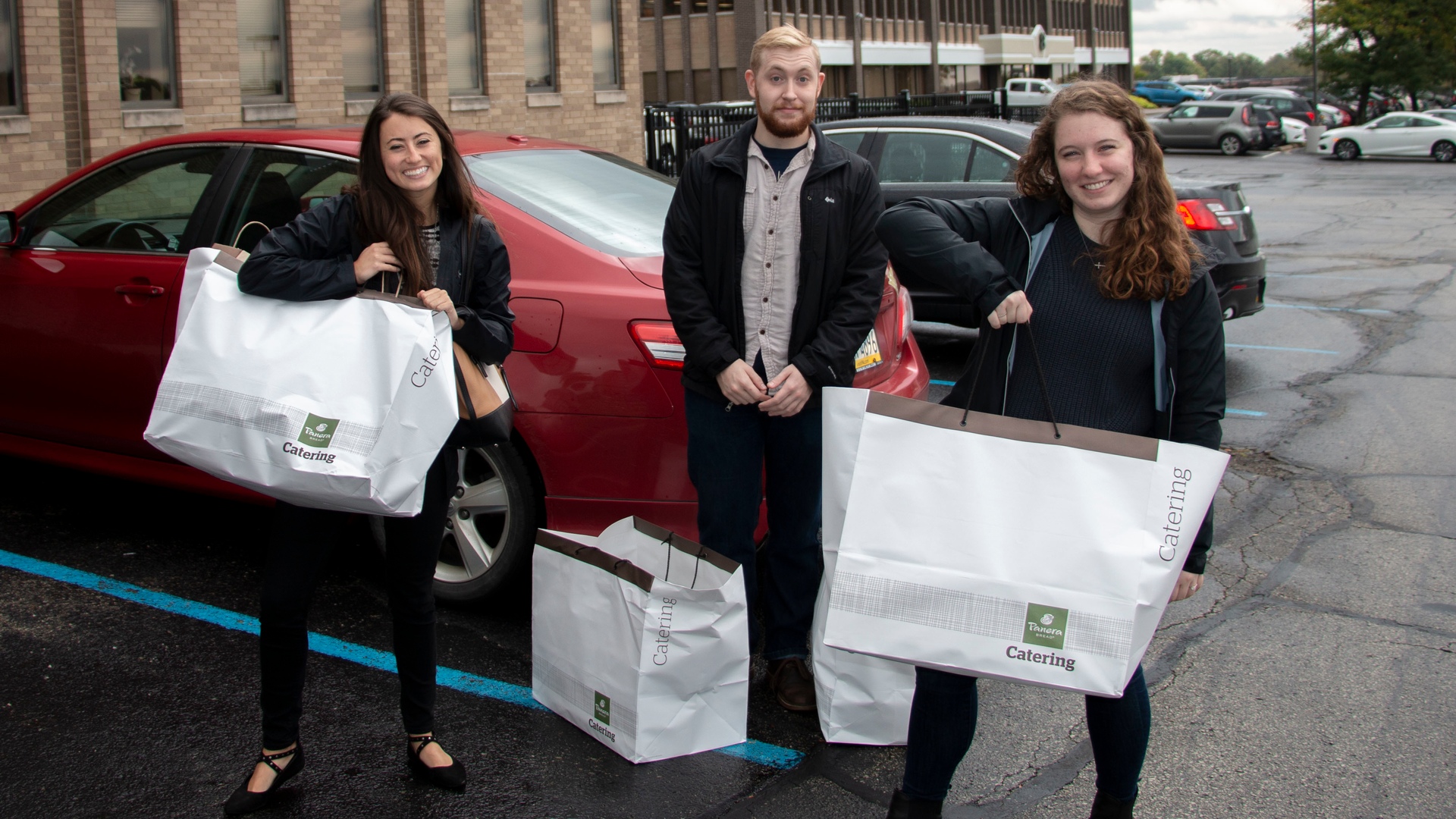 PLS Logistics delivering lunch to the Allegheny County Police Department.