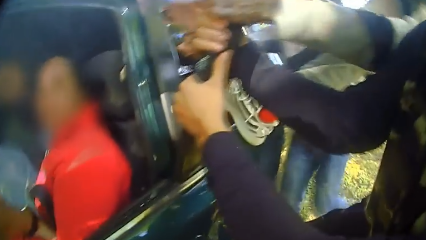 North Brunswick Police Officer Anthony Torres helped rescue two women from a fiery wreck last week.