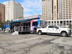 Panasonic's Toughbook Truck hits the road. Panasonic's Toughbook Truck hits the road.