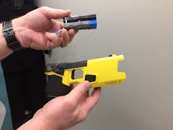 Axon introduced several new products including its TASER 7 which includes improvements such as adaptive cross connect and an enhanced spiral probe design. Axon introduced several new products including its TASER 7 which includes improvements such as adaptive cross connect and an enhanced spiral probe design.