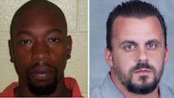 Travis Ball, left, and Special Agent Michael T. Walter Travis Ball, left, and Special Agent Michael T. Walter