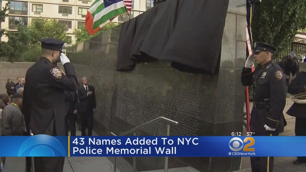 Names Added To NYPD Memorial Wall | Officer