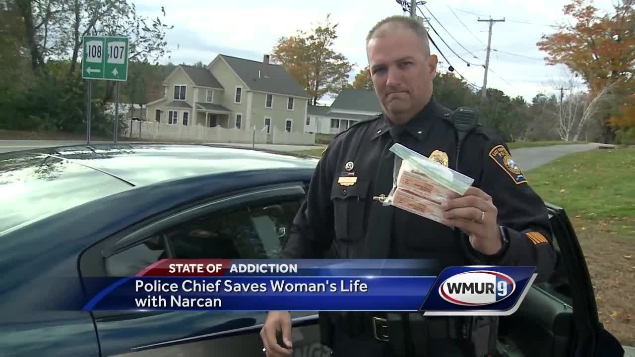 New Hampshire Police Chief Saves Woman's Life With Narcan Officer