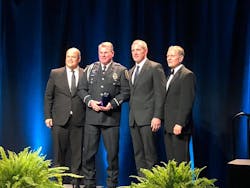 School Resource Officer Mark Dallas of the Dixon Police Department (Ill.), was named the 2018 IACP/Target Police Officer of the Year Winner. The award recognizes outstanding achievements in law enforcement. School Resource Officer Mark Dallas of the Dixon Police Department (Ill.), was named the 2018 IACP/Target Police Officer of the Year Winner. The award recognizes outstanding achievements in law enforcement.