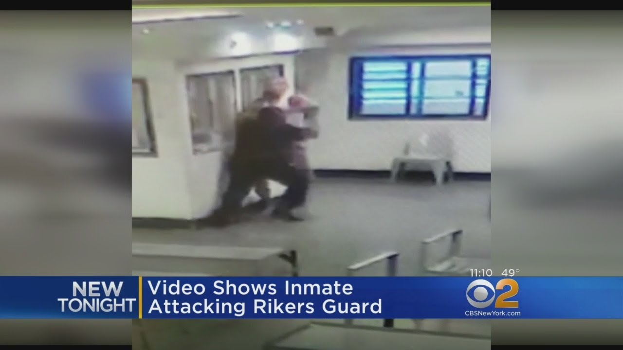 Video Shows Inmate, Corrections Officer Fighting at Rikers Island Officer