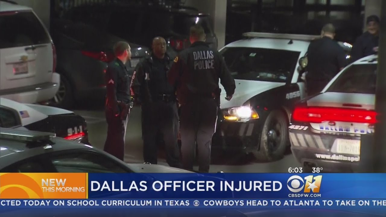 Off-Duty Dallas Police Officer Hit By A Car After Confronting Burglars ...