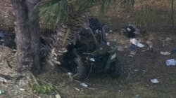 Miami-Dade Police Officer Jermaine Brown died when the All-Terrain Vehicle he was driving while on patrol crashed into a tree Wednesday afternoon.