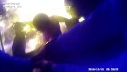 The Chambers County Sheriff's Office this week released video footage showing two deputies rescuing a man from a burning car who was on fire. The Chambers County Sheriff's Office this week released video footage showing two deputies rescuing a man from a burning car who was on fire.