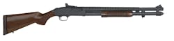 The 590A1 pump-action shotgun model of the Mossberg Retrograde Series. The 590A1 pump-action shotgun model of the Mossberg Retrograde Series.