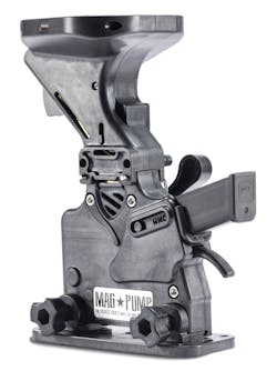 The MagPump 9MM PRO featuring upgraded machined aluminum components with internal ball bearings that produce extra smooth operation. The MagPump 9MM PRO featuring upgraded machined aluminum components with internal ball bearings that produce extra smooth operation.