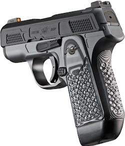 Kimber’s new EVO SP is pocketable, with contoured edges, ledged night sights and 7 round magazines. I’m excited to see Kimber’s entry into pocket-sized striker fired guns. See for yourself at booth #11762 on the SHOT Show floor. Kimber’s new EVO SP is pocketable, with contoured edges, ledged night sights and 7 round magazines. I’m excited to see Kimber’s entry into pocket-sized striker fired guns. See for yourself at booth #11762 on the SHOT Show floor.