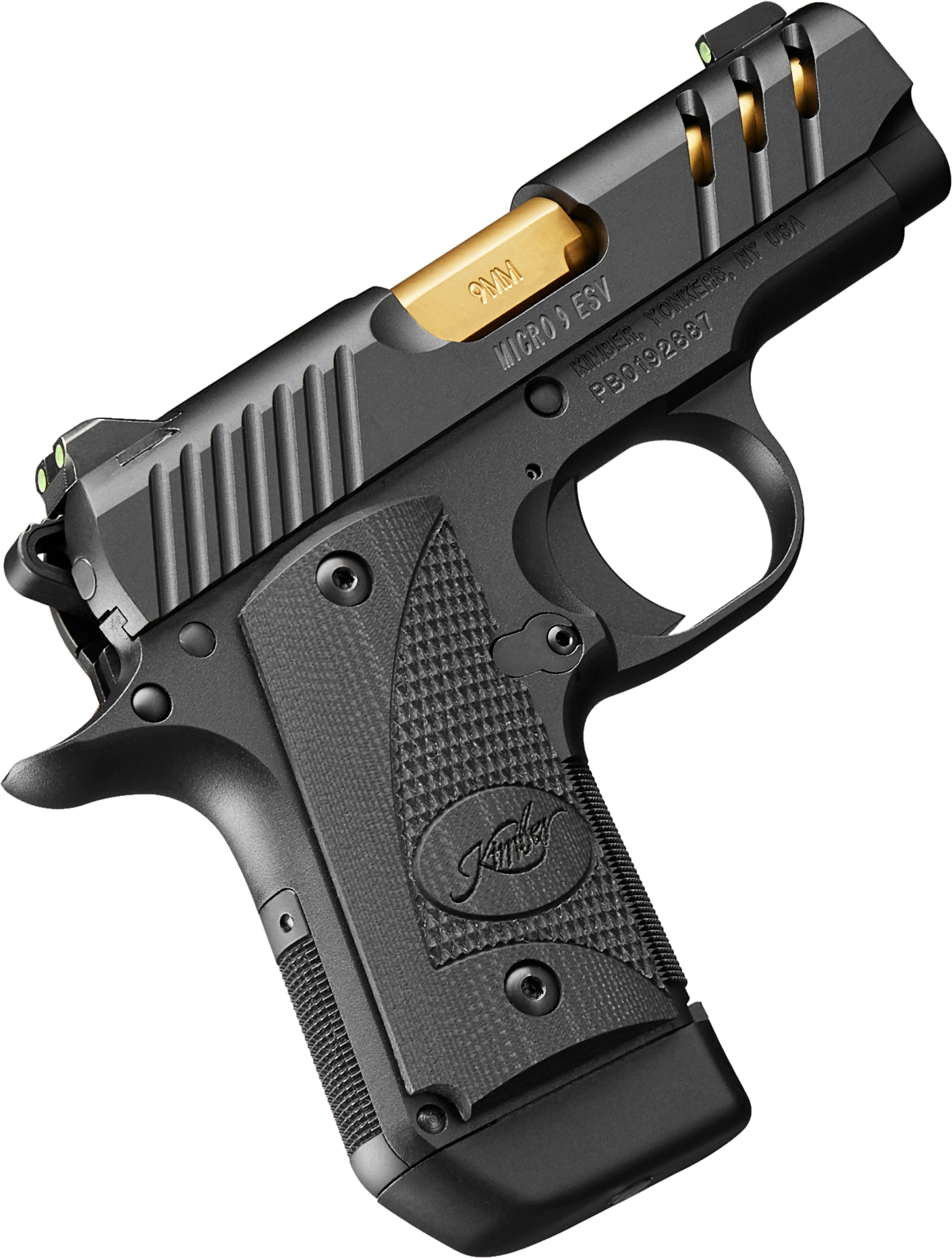 The Kimber Micro9 ESV in black.