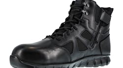 The Reebok Sublite Cushion Tactical RB8606 model features a composite safety toe and side zipper.