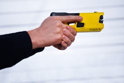 TASER 7 darts reportedly fly straighter and faster with nearly twice the kinetic energy.