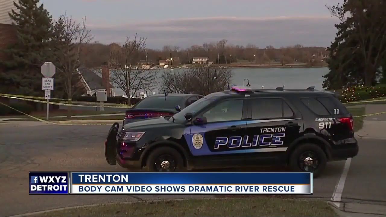 Michigan Police Sergeant In Kayak Saves Woman From Sinking Car | Officer