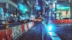 The NOMAD Now on a barrier in New York. The NOMAD Now on a barrier in New York.