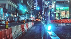 The NOMAD Now on a barrier in New York. The NOMAD Now on a barrier in New York.