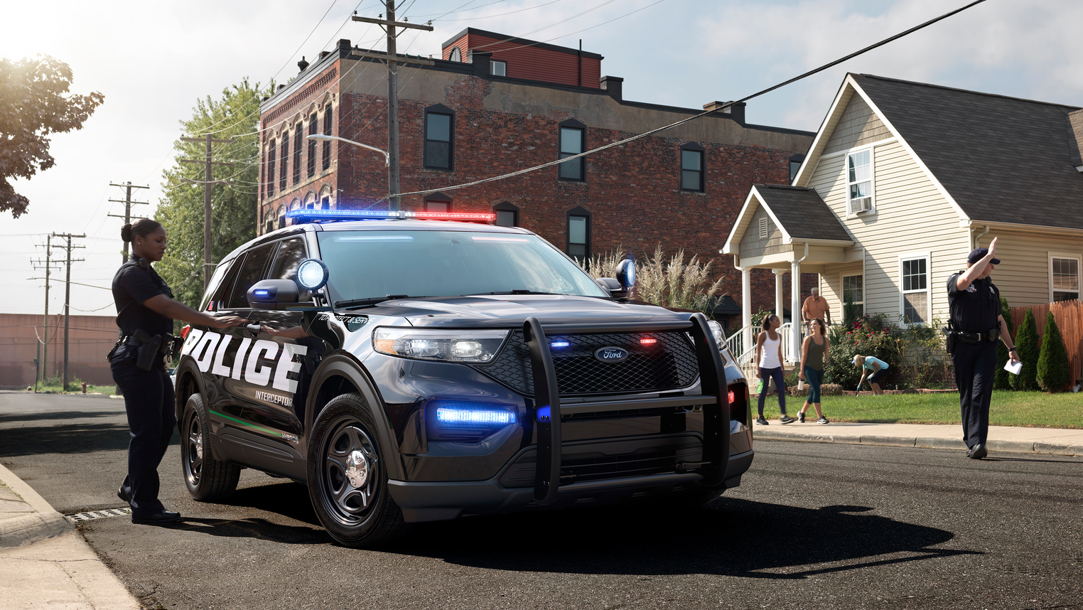2 All New 2020 Ford Police Interceptor Utility Hybrid Ford's First Pursuit Rated Hybrid Police Suv