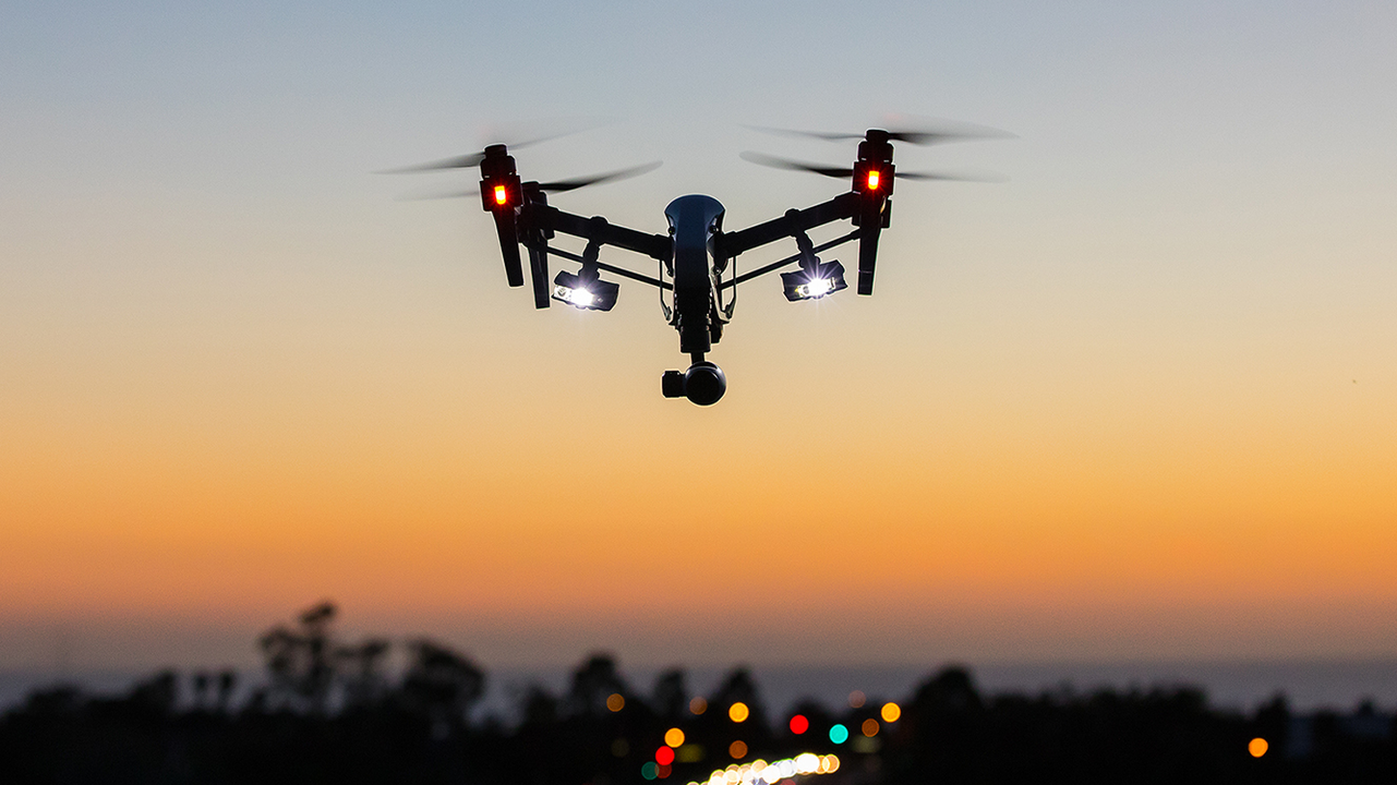 700300 Rugo Drone Sunset Print