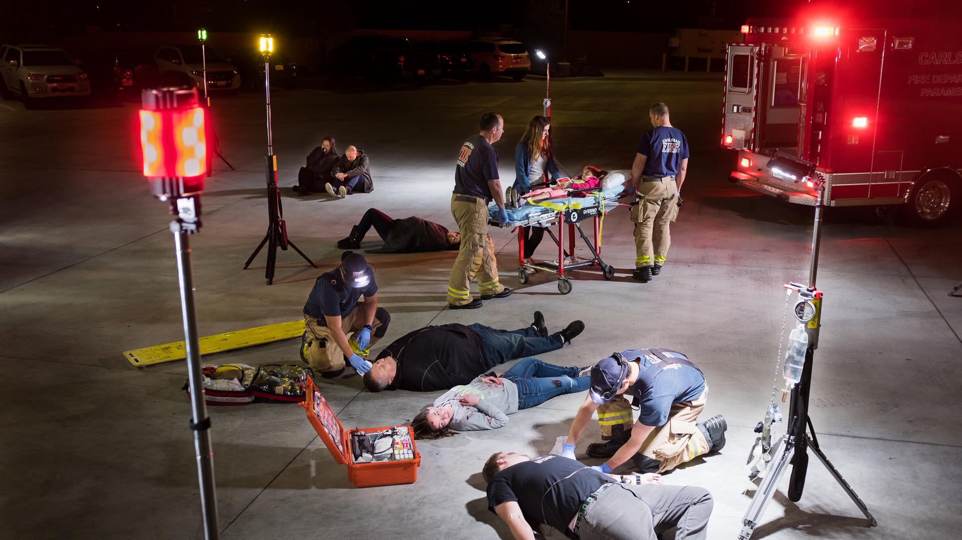 A scene lit by the NOMAD 360.